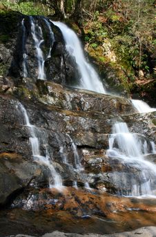 Laurel Falls In The Smoky Mountains NP Royalty Free Stock Photography Laurel Falls In The Smoky Mountains NP Royalty Free Stock Photography