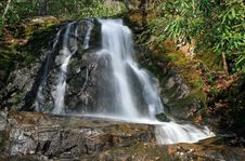 Laurel Falls In The Smoky Mountains NP Stock Photography Laurel Falls In The Smoky Mountains NP Stock Photography