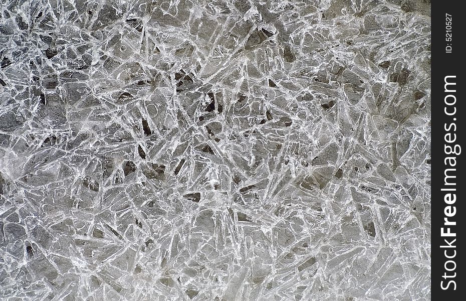 Frozen pool as a background (late frosts). Frozen pool as a background (late frosts)