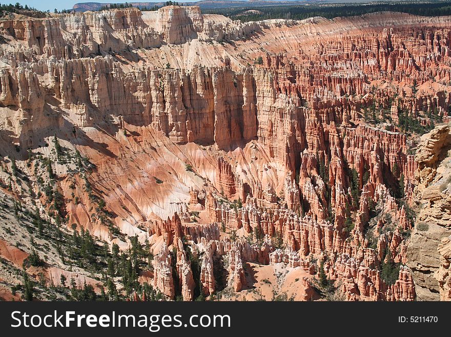 Hoodoos at Bryce Canyon National Park Utah. Hoodoos at Bryce Canyon National Park Utah