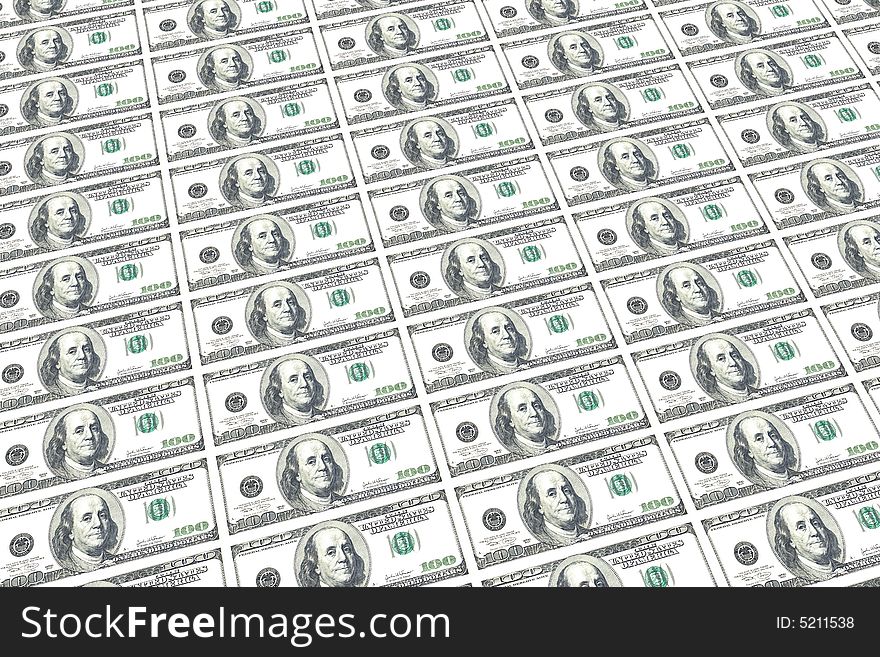 Money background 3d illustration very high quality