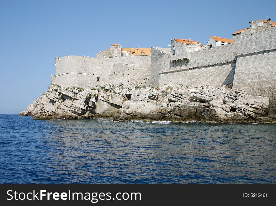 Old fort in Dubrovnik (Croatia)