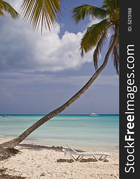 Beach at the Saona island, Dominican republic. Beach at the Saona island, Dominican republic