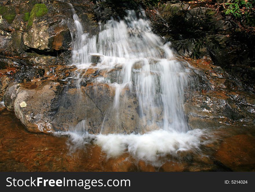 Laurel Falls in the Smoky Mountains NP