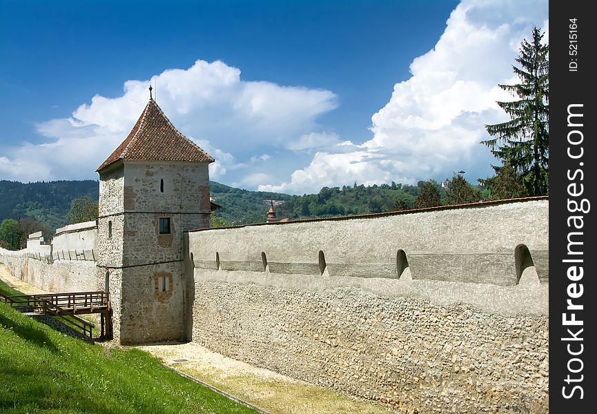 Brasov medieval fortifications, Romania