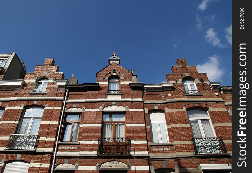 Typical houses at the Netherlands. Typical houses at the Netherlands