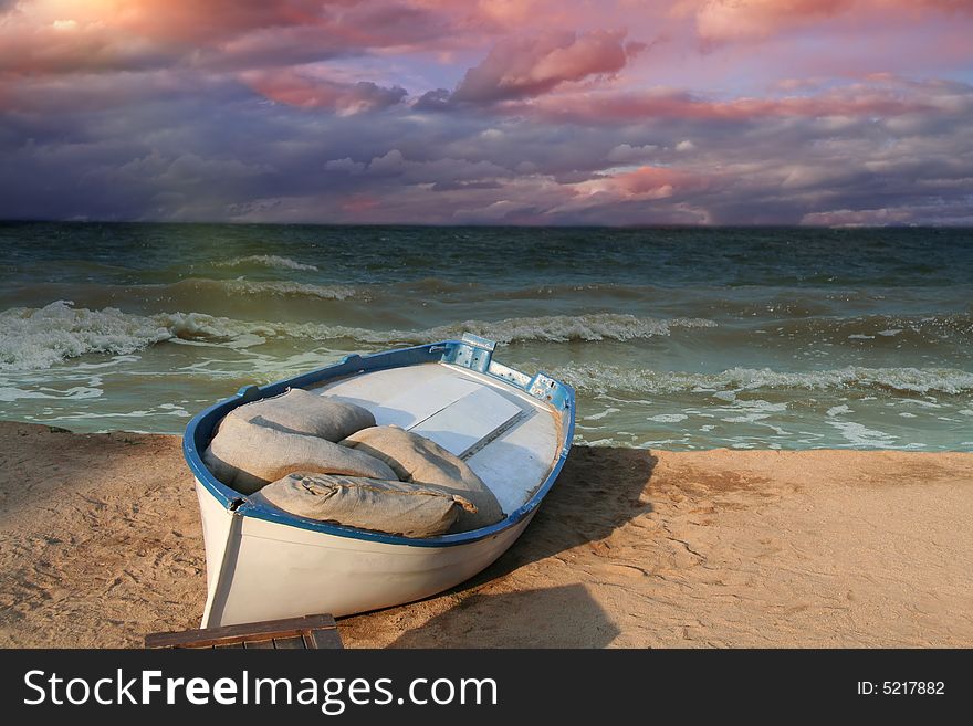 Boat on the beach