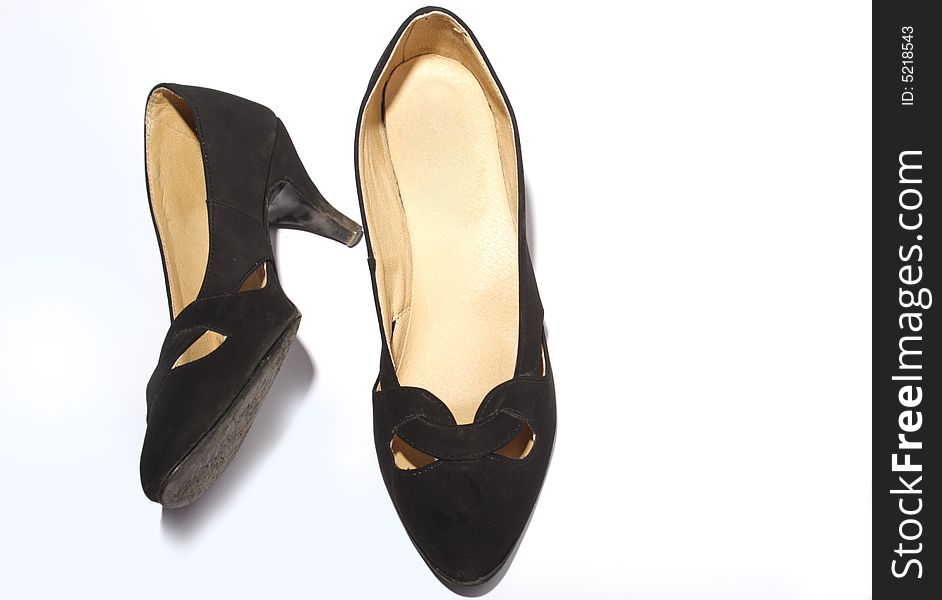 Feminine black loafers