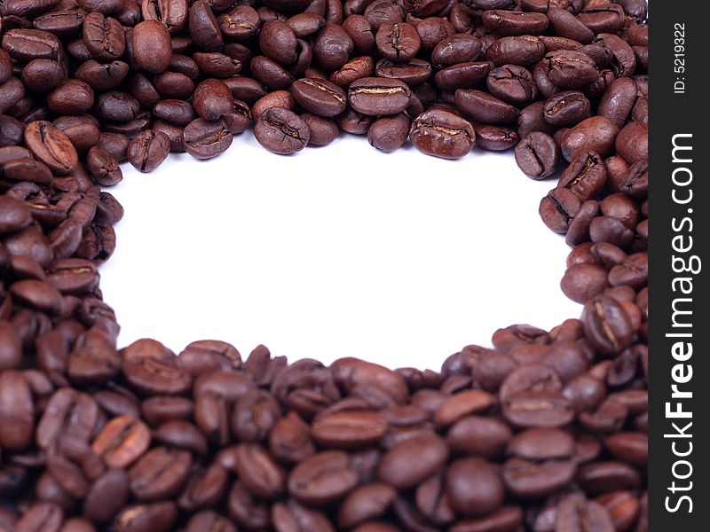 Coffee beans frame