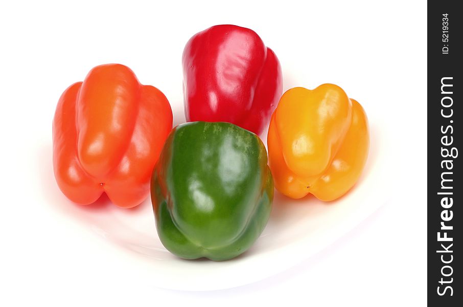 Four Colorful Peppers 2