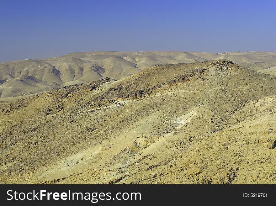 Hills and stones of Judean desert