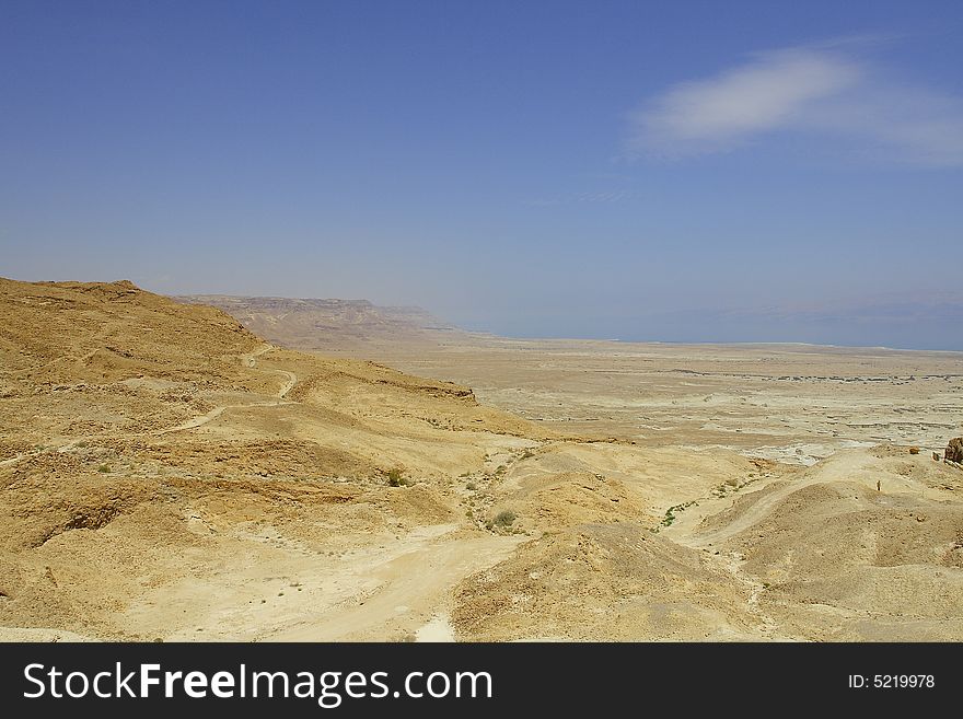 Hills and stones of Judean desert