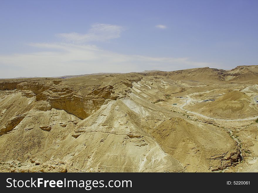 Hills and stones of Judean desert