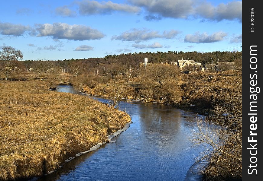 River water nature landscape nature beautiful river of Irpen'. River water nature landscape nature beautiful river of Irpen'