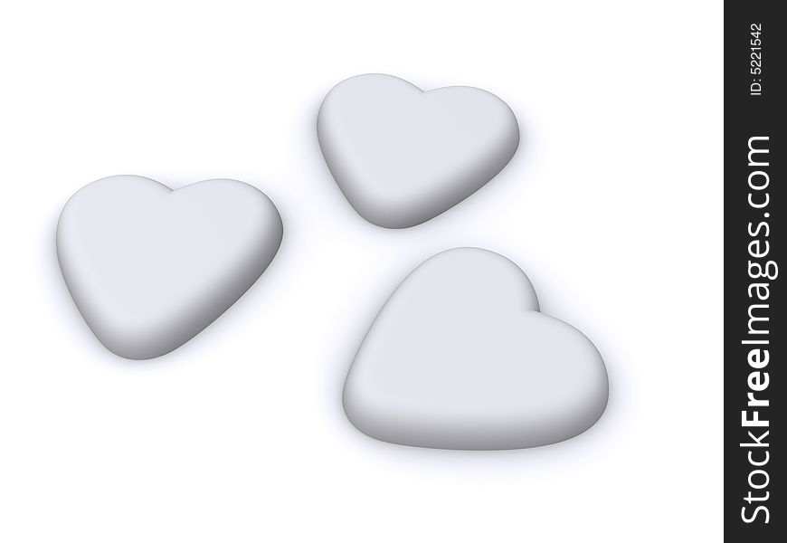 3d Isolated Hearts