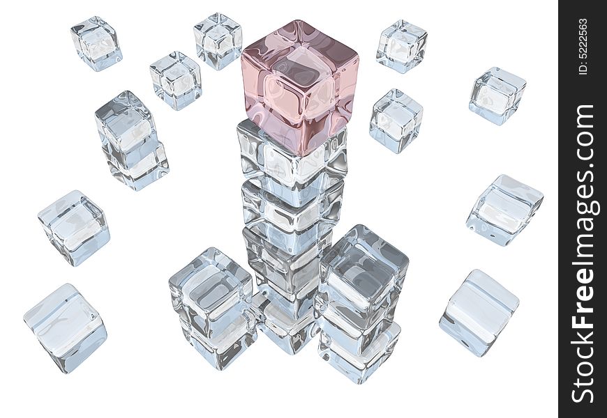 Ice Cube Tower