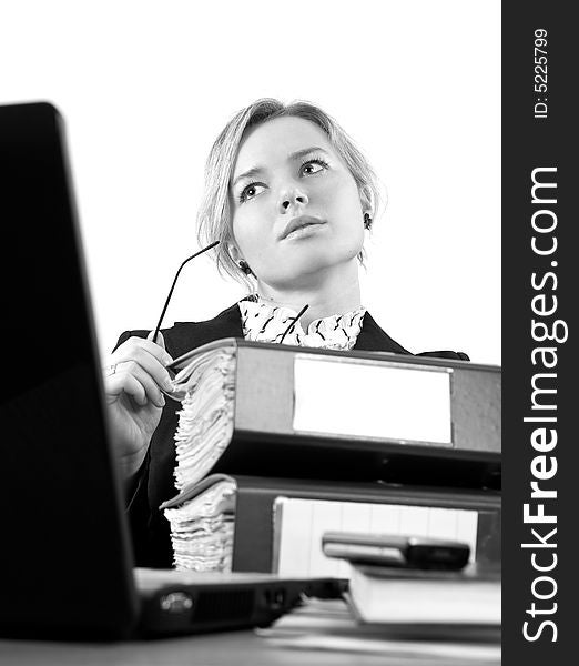 Businesswoman In Office