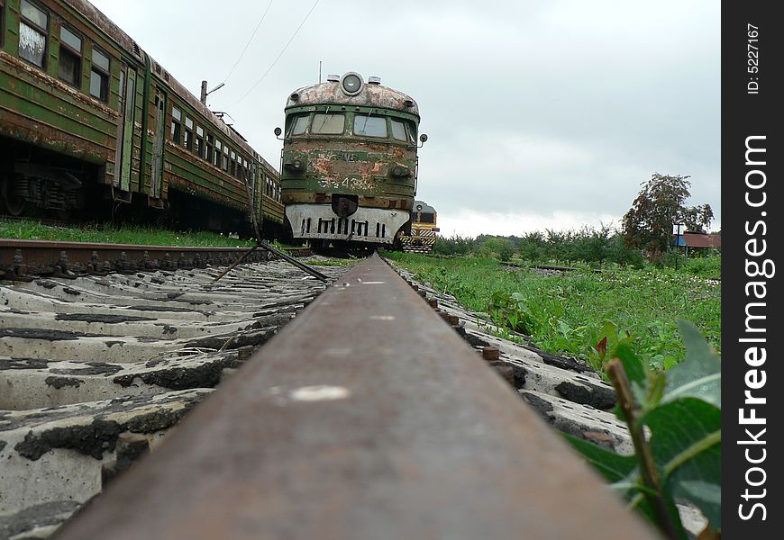 Russia, Electric locomotives, Gol'tsovka station