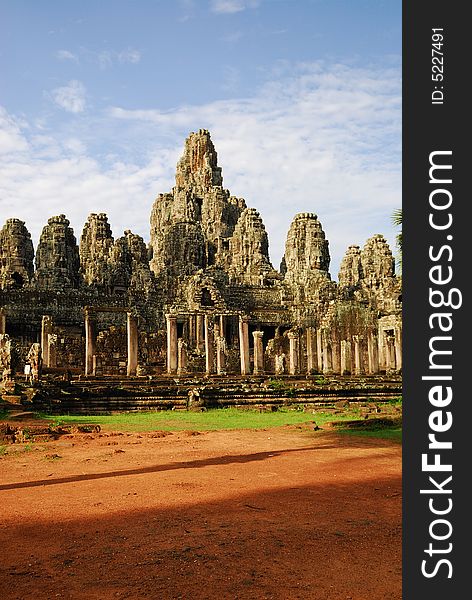 Temple Bayon in angkor wat