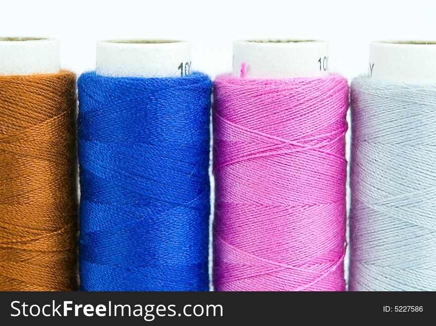 Coloured silks for hand embroidery. Coloured silks for hand embroidery