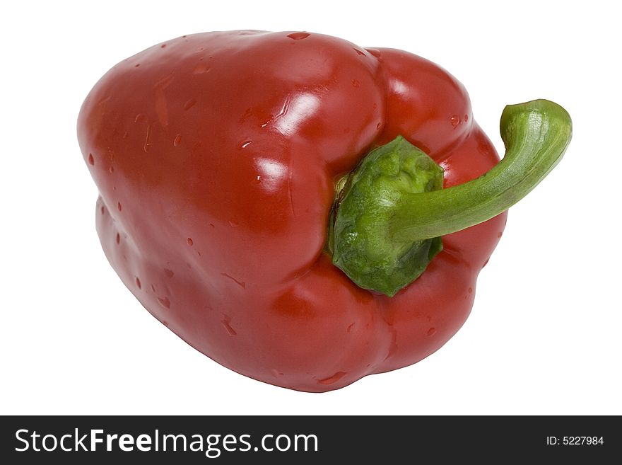 Bell pepper, isolated on white