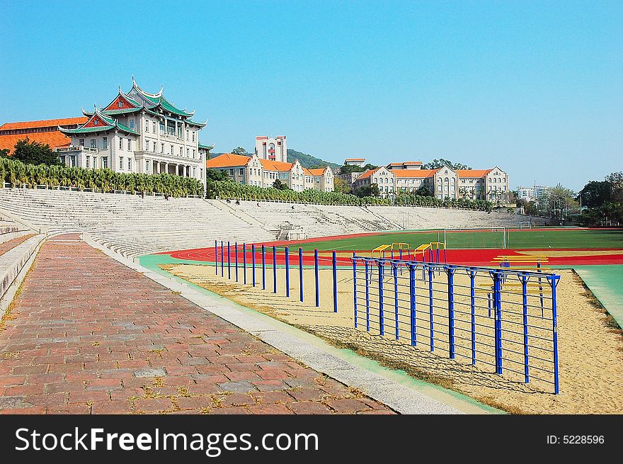 The gymnasium of an  university in china. The gymnasium of an  university in china.