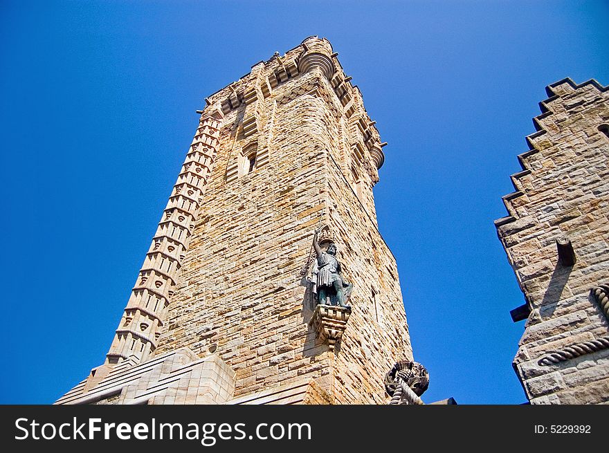 Looking Up At The Wallace Monument