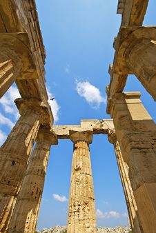 The Temple Of Selinunte Stock Image The Temple Of Selinunte Stock Image