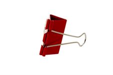 Binder Clip Isolated On White Royalty Free Stock Photography Binder Clip Isolated On White Royalty Free Stock Photography
