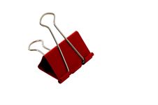 Binder Clip Isolated On White Royalty Free Stock Images Binder Clip Isolated On White Royalty Free Stock Images