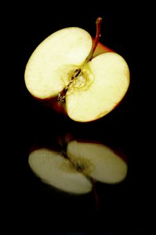 Apple Halves Stock Photo Apple Halves Stock Photo