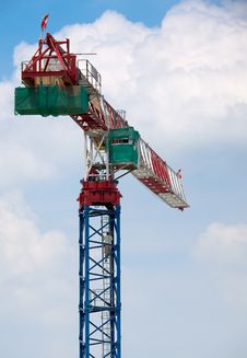 Tower Crane Operator Ascending Royalty Free Stock Image Tower Crane Operator Ascending Royalty Free Stock Image