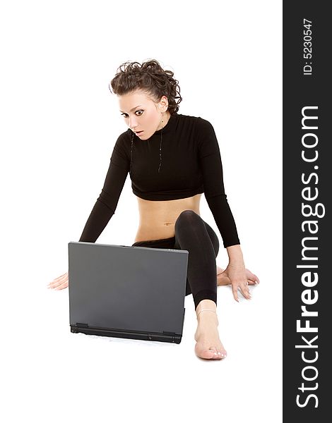 Lady with a laptop