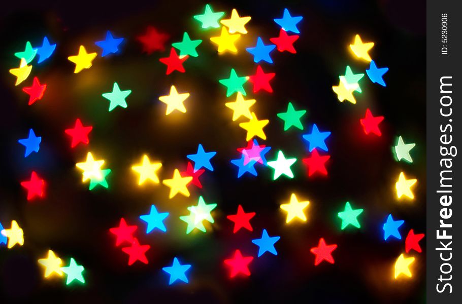 Abstract Bokeh Stars