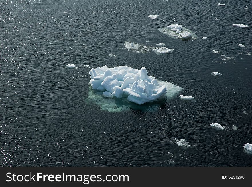 Melting Ice In St Lawrence Gulf