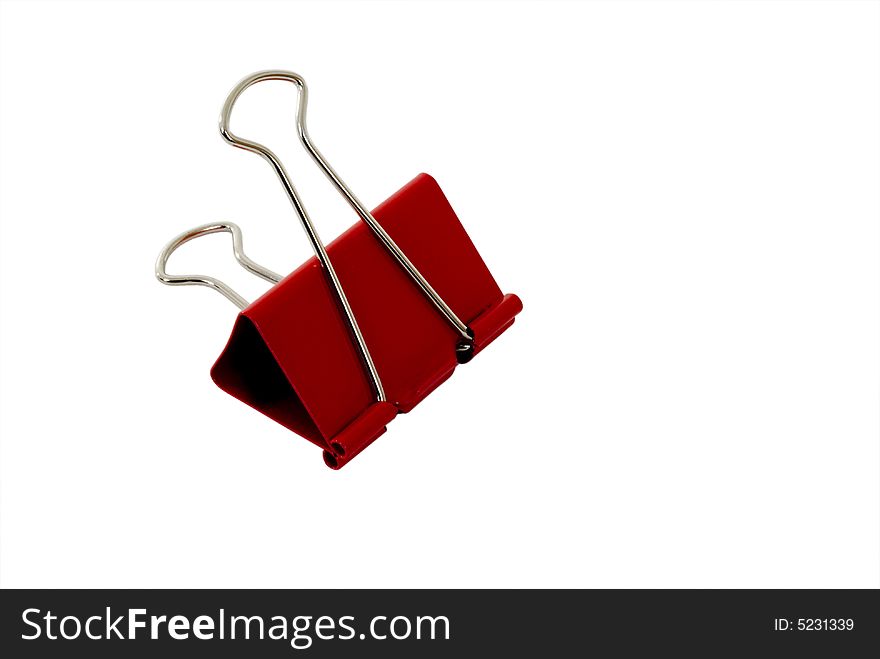Binder Clip Isolated On White