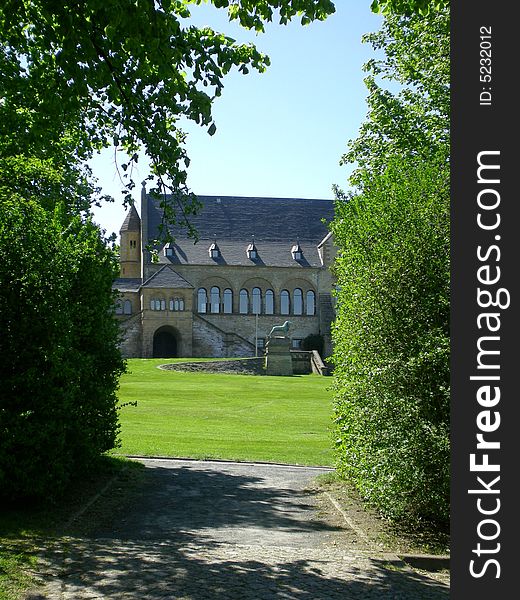 Castle in the city of goslar, germany. Castle in the city of goslar, germany