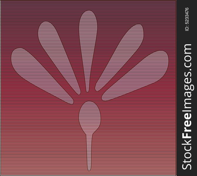 A antennae illustrated in a red background as if receiving signal.