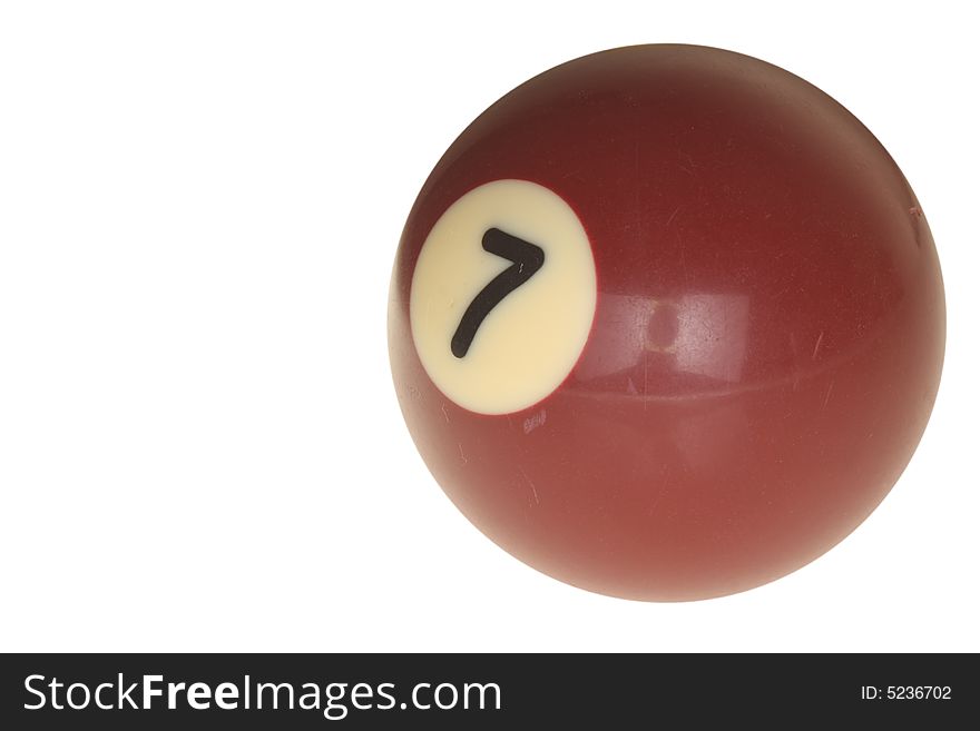 Pool Ball Number 7