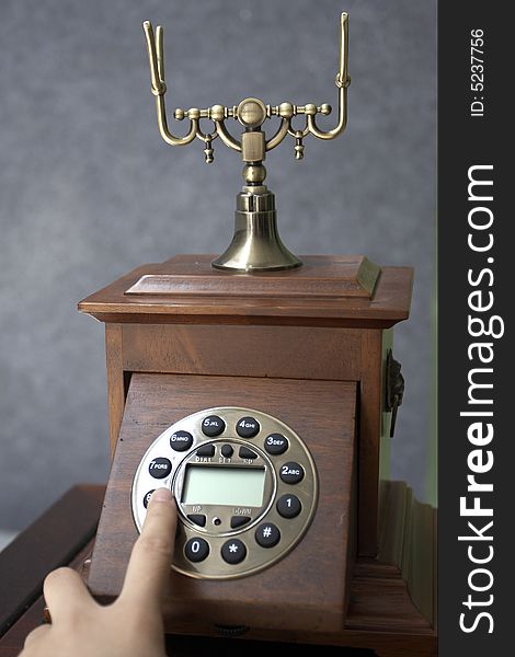 This is an old telephone, very delicate. This is an old telephone, very delicate.
