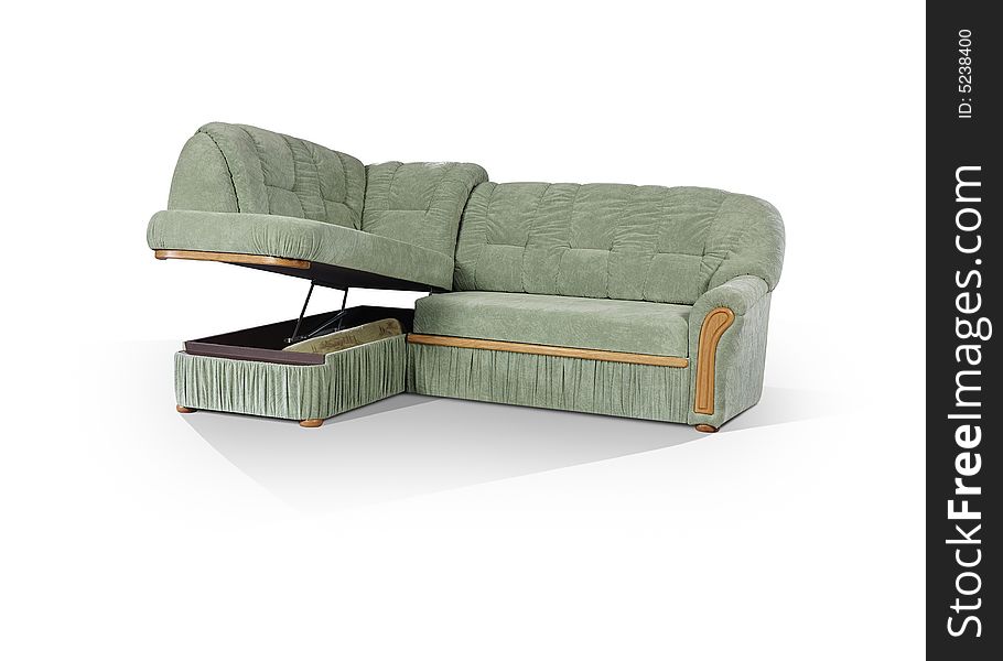 Angular Sofa With Boxing For Linen
