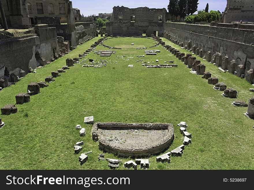 Palatin - Ruins, Forum Romanum in Rome