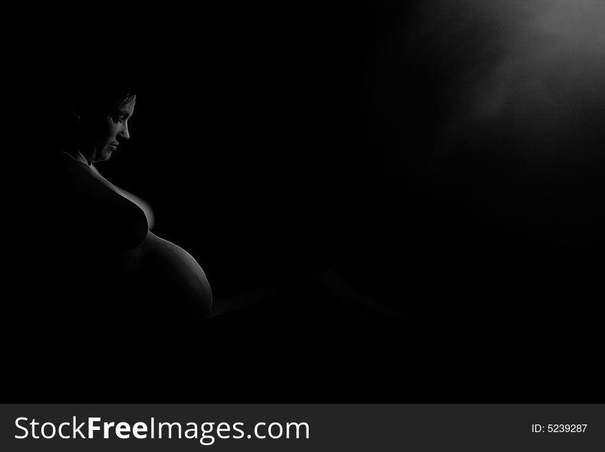 Artistical View Of A Pregnant Woman