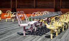 Empty Street Cafe Royalty Free Stock Image