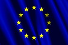 European Union Air Flag Stock Images European Union Air Flag Stock Images