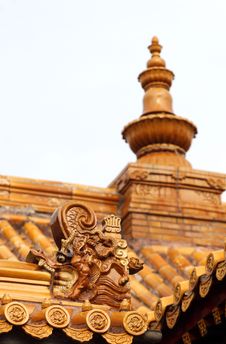 Exquisite Eaves Of Temple. Stock Image Exquisite Eaves Of Temple. Stock Image