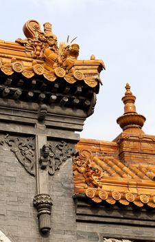 Exquisite Eaves Of Temple Stock Images Exquisite Eaves Of Temple Stock Images