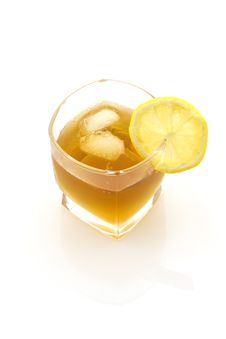 Glass Of Ice Tea, Isolated Stock Images Glass Of Ice Tea, Isolated Stock Images