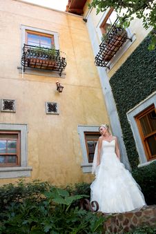 Courtyard Bride 2 Stock Photo Courtyard Bride 2 Stock Photo