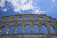 Roman Arena In Pula Stock Photos Roman Arena In Pula Stock Photos